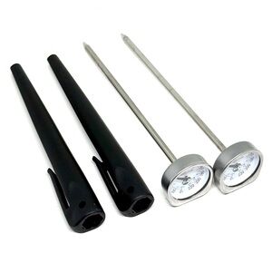 Stainless SteelGoodCook Everyday Instant Read Thermometers Set of 2